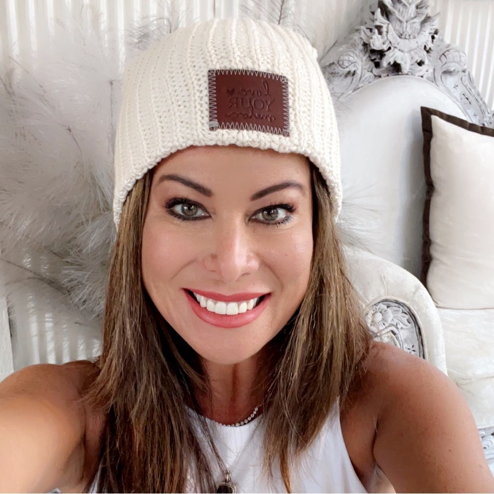 Love your melon slouchy beanie